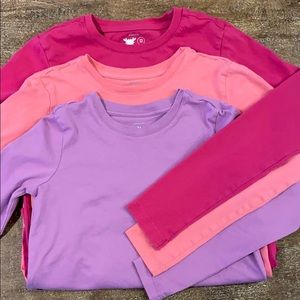 Primary long sleeve shirts (3) size 12.